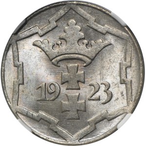 Free City of Danzig, 10 pfennige 1923 - NGC MS63