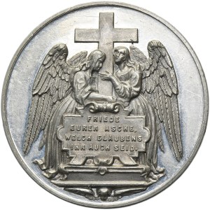 Rakúsko, medaila obete požiaru Ringtheateru vo Viedni 1881