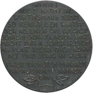 Austria, Medal for the 40th Anniversary of Edmund Guschelbauer's Work 1903