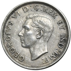 Kanada, George VI, 1 dolár Ottawa 1947 - tupý typ