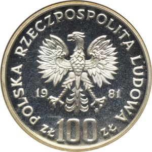 PRÓBA, 100 złotych 1981 Ochrona Środowiska Konie