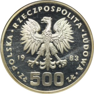 PRÓBA, 500 złotych 1983 Olimpiada w Los Angeles