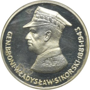 100 gold 1981 Lieutenant General Wladyslaw Sikorski