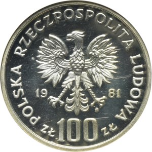 100 gold 1981 Lieutenant General Wladyslaw Sikorski