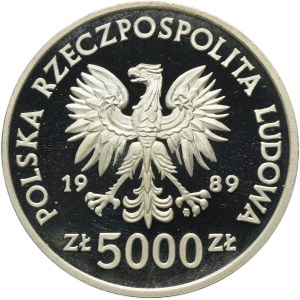 5 000 zlatých 1989 Vladislav II Jagiello, poprsí