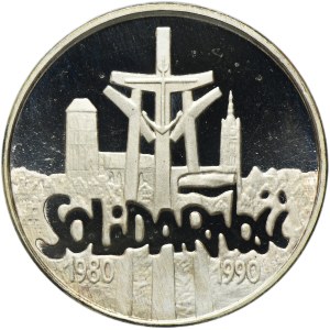 100,000 PLN 1990 Solidarity - GRUBA