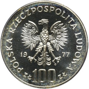 PRÓBA, 100 złotych 1977 Zamek Królewski na Wawelu
