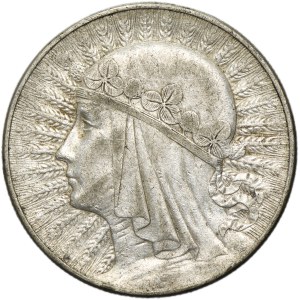 Hlava ženy, 10 zlotých Varšava 1932