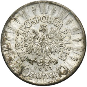 Piłsudski, 10 zloty 1937