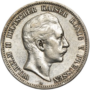 Germany, Kingdom of Prussia, Wilhelm II, 5 Mark Berlin 1902 A