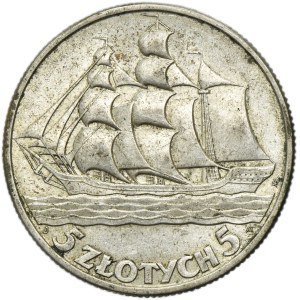 Sailing ship, 5 gold 1936