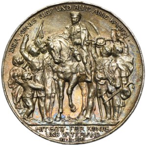 Germany, Kingdom of Prussia, Wilhelm II, 3 Mark Berlin 1913 A