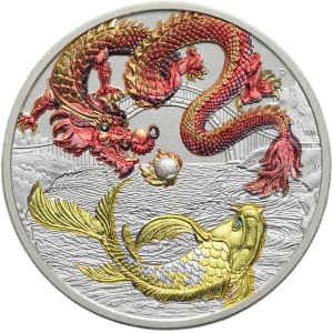 Australia, Elizabeth II, 1 Dollar Perth 2023 P - Dragon & Koi