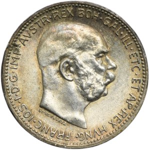 Austria, Franz Joseph I, 1 Corona Wien 1916