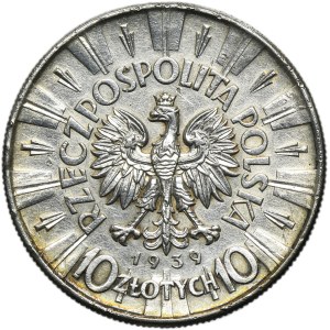 Pilsudski, 10 zlotých 1939