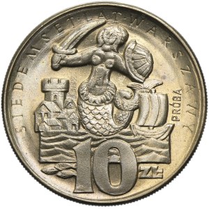 SAMPLE, 10 zlotých 1965 Sedemsto rokov Varšavy
