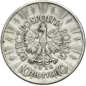 Pilsudski, 10 zloty 1935