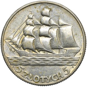 Sailing ship, 5 gold 1936