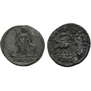 Set, Römisches Reich, Follis (2 Stück).