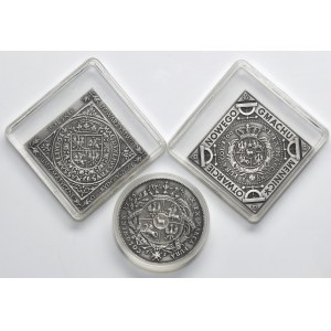 Set, COPY, 400th Anniversary of the Bydgoszcz Mint, Opening of the New Mint Building and Thaler (3 pieces).