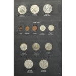 Sada s polskými mincemi z let 1916-1944 (cca 82 kusů).