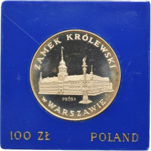 SAMPLE, 100 gold 1975 Royal Castle in Warsaw