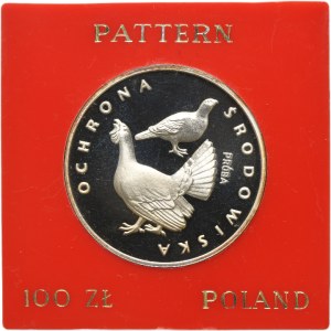 SAMPLE, 100 Gold 1980 Umweltschutzhuhn