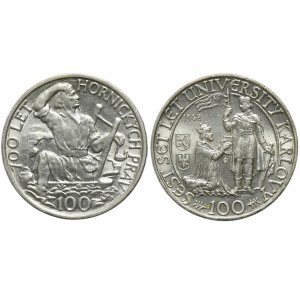 Set, Czechoslovakia, 100 Korun 1948-1949 (2 pcs.)