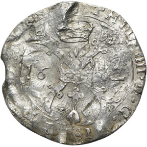 Spanish Netherlands, Tournai, Philip IV, Patagon Tournai 1632