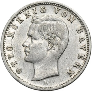 Germany, Kingdom of Bavaria, Otto, 2 Mark Munich 1904 D