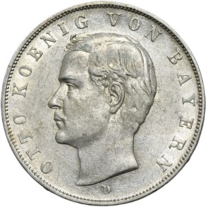 Germany, Kingdom of Bavaria, Otto, 3 Mark Munich 1911 D