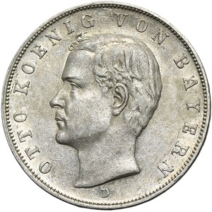 Germany, Kingdom of Bavaria, Otto, 3 Mark Munich 1911 D