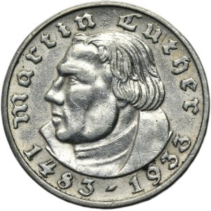 Germany, Weimar Republic, 2 Mark Stuttgart 1933 F - RARE