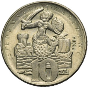 SAMPLE, 10 zlotých 1965 Sedemsto rokov Varšavy