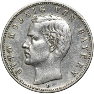 Germany, Bavaria, Otto, 5 Mark Munich 1905 D