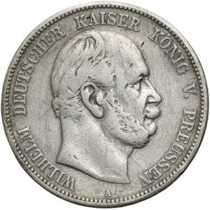 Germany, Kingdom of Prussia, Wilhelm I, 5 Mark Berlin 1876 A