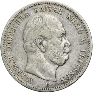 Germany, Kingdom of Prussia, Wilhelm I, 5 Mark Berlin 1876 A