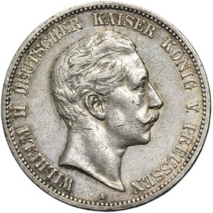 Germany, Kingdom of Prussia, Wilhelm II, 5 Mark Berlin 1898 A