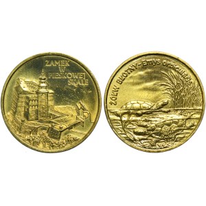 Set, 2 gold GOLD NORDIC 1997 and 2002 (2 pieces).