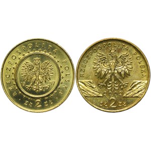 Set, 2 gold GOLD NORDIC 1997 and 2002 (2 pieces).