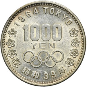 Japan, Hirohito (Shōwa), 1.000 Yen 1964 - Tokyo Olympics
