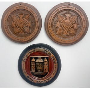 Set, Commemorative porcelain medals (3 pcs.)