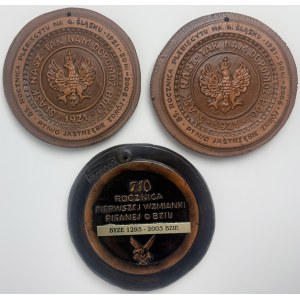 Set, Commemorative porcelain medals (3 pcs.)