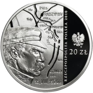 20 PLN 2010 90° anniversario della battaglia di Varsavia