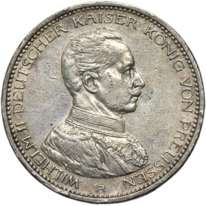 Germany, Kingdom of Prussia, Wilhelm II, 5 Mark Berlin 1913 A