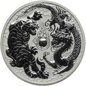 Australia, Elizabeth II, 1 Dollar Perth 2018 P - Dragon and Tiger