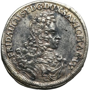 Germany, Electorate of Saxony, Friedrich August I, 2/3 Thaler Dresden 1696 IK