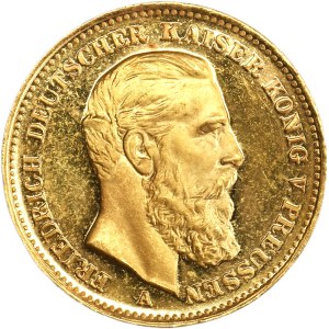 Germany, Kingdom of Prussia, Friedrich III, 20 Mark Berlin 1888 A - FORGERY