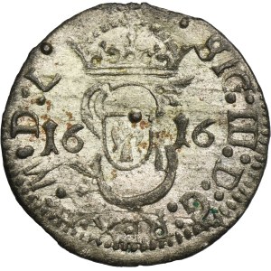 Sigismund III Vasa, Schilling Vilnius 1616 - Trilner