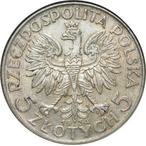 Head of a Woman, 5 zloty Warsaw 1934